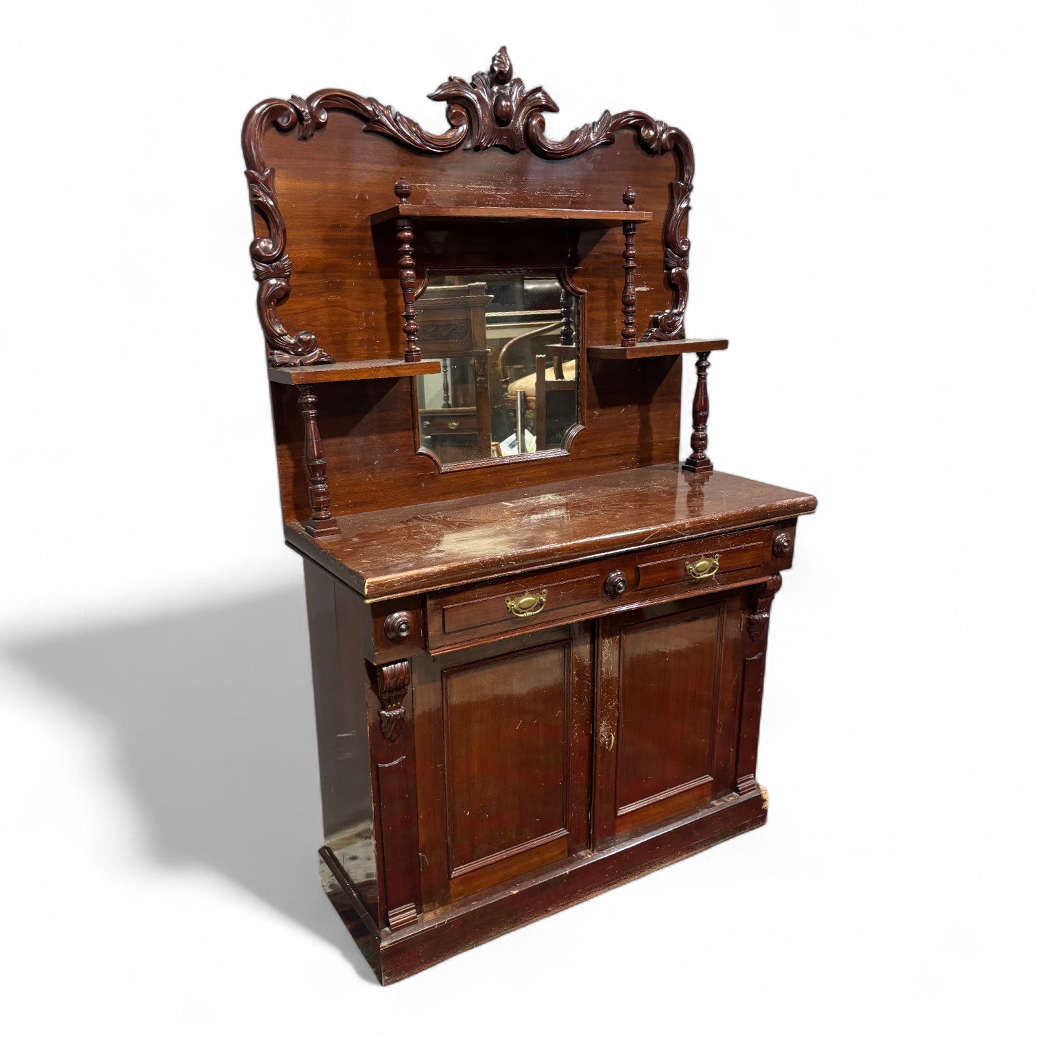 Antica Servantina a due ante Vittoriana - Vassallo Antiques Antiquariato Online