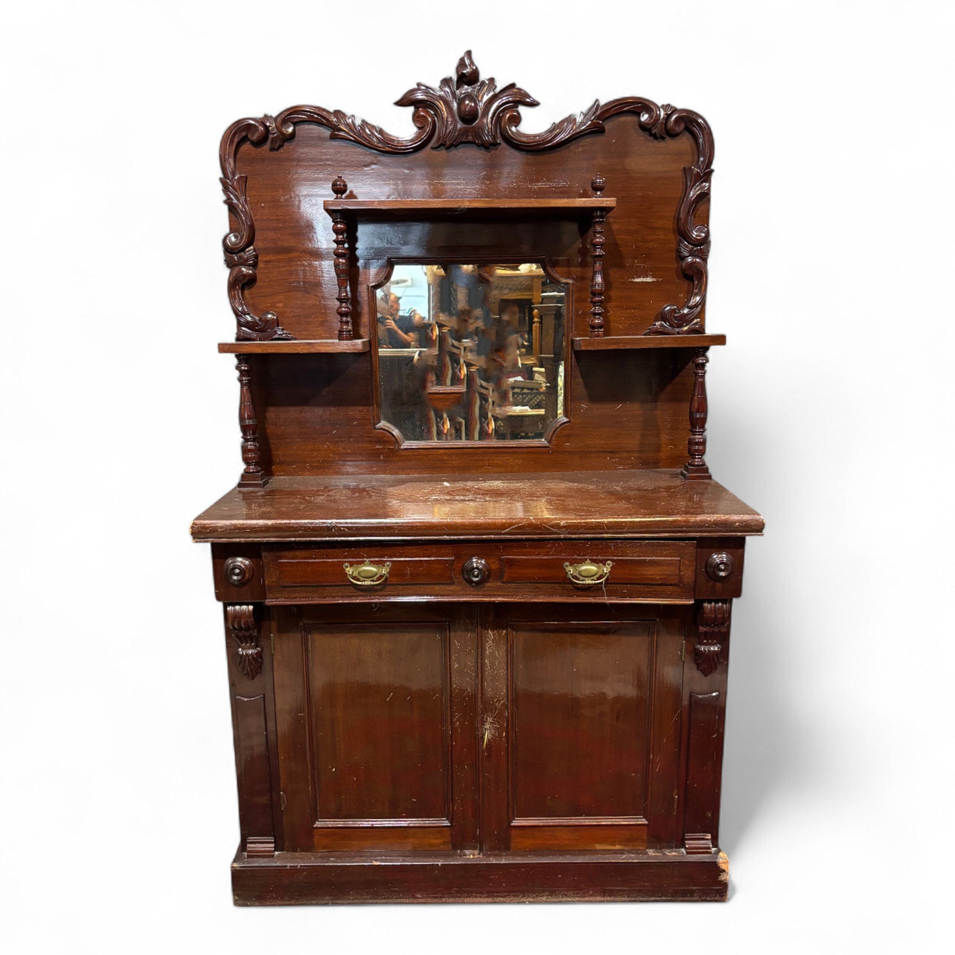 Antica Servantina a due ante Vittoriana - Vassallo Antiques Antiquariato Online