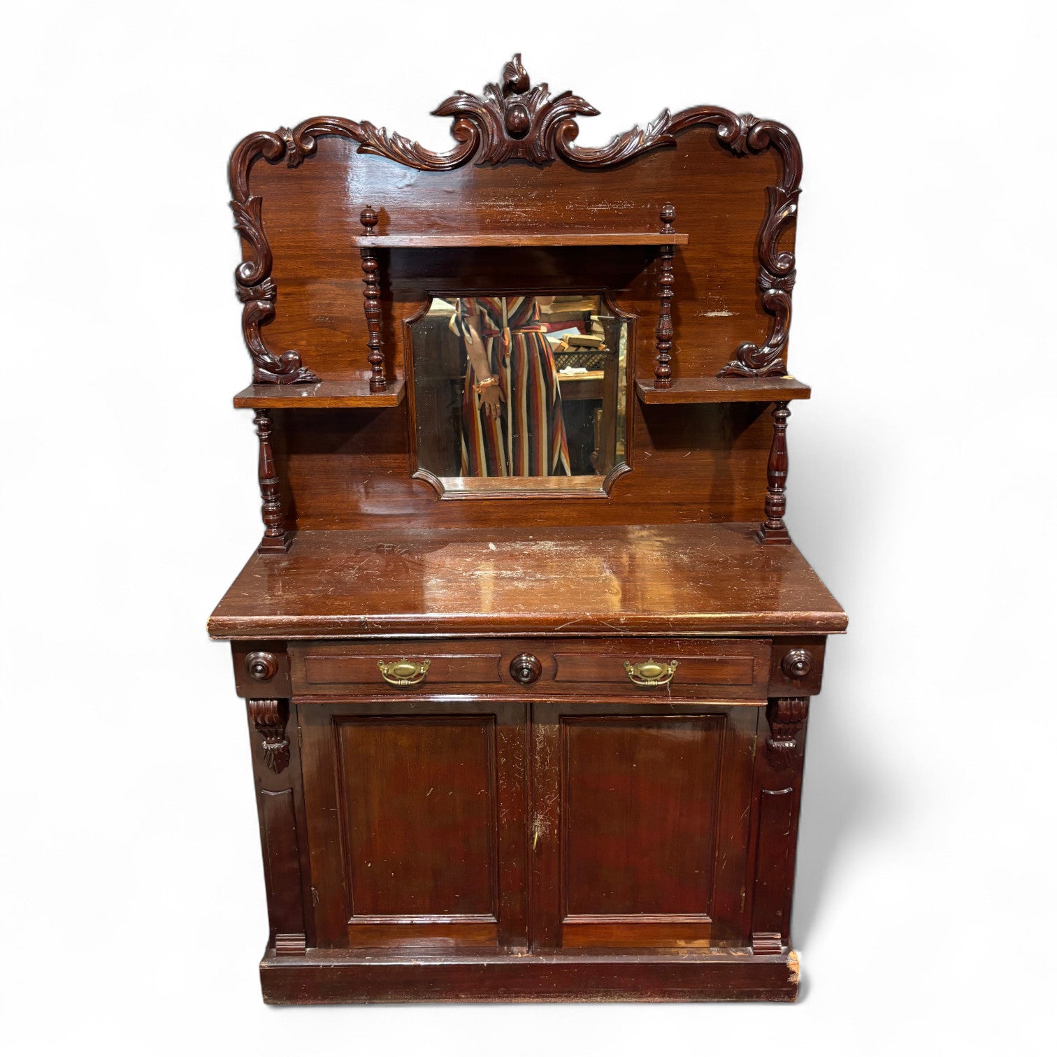 Antica Servantina a due ante Vittoriana - Vassallo Antiques Antiquariato Online