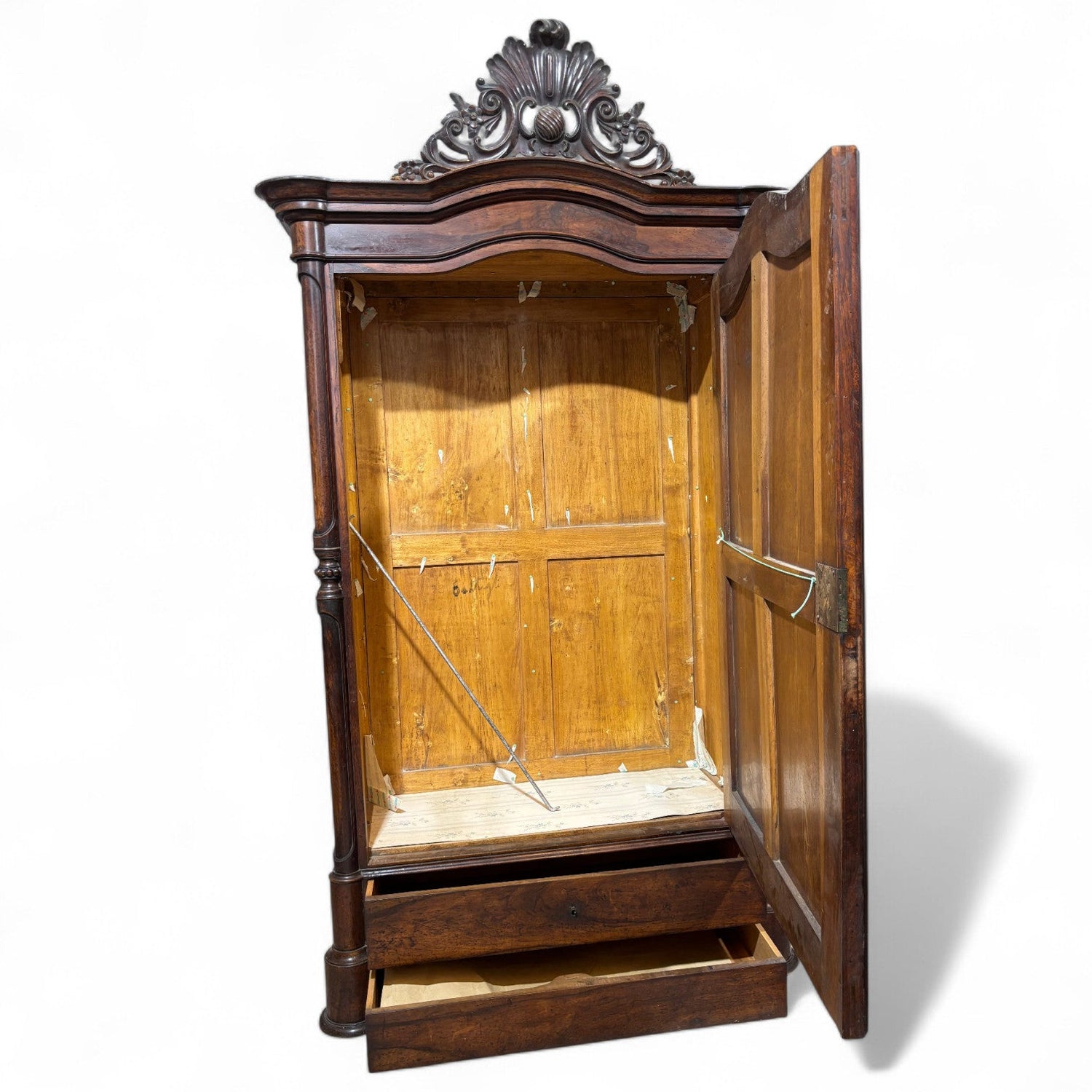 Antico Armadio Stipone Luigi Filippo metà '800 - Vassallo Antiques Antiquariato Online