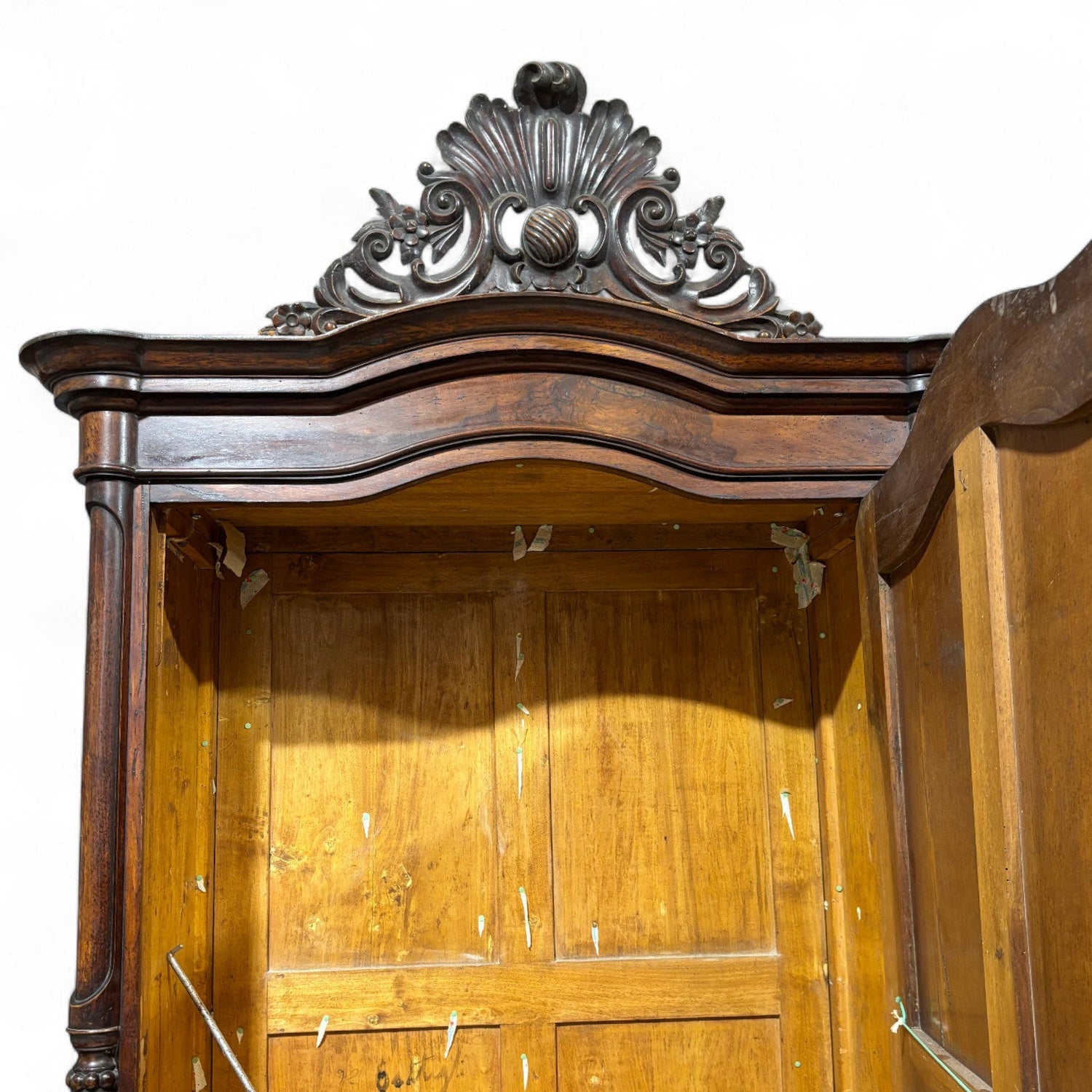 Antico Armadio Stipone Luigi Filippo metà '800 - Vassallo Antiques Antiquariato Online