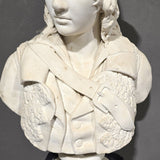 Antico busto in marmo bianco Carnevale Giuseppe (1887) - Vassallo Antiques Antiquariato Online