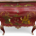 Antico comò in legno laccato e dipinto - Vassallo Antiques Antiquariato Online