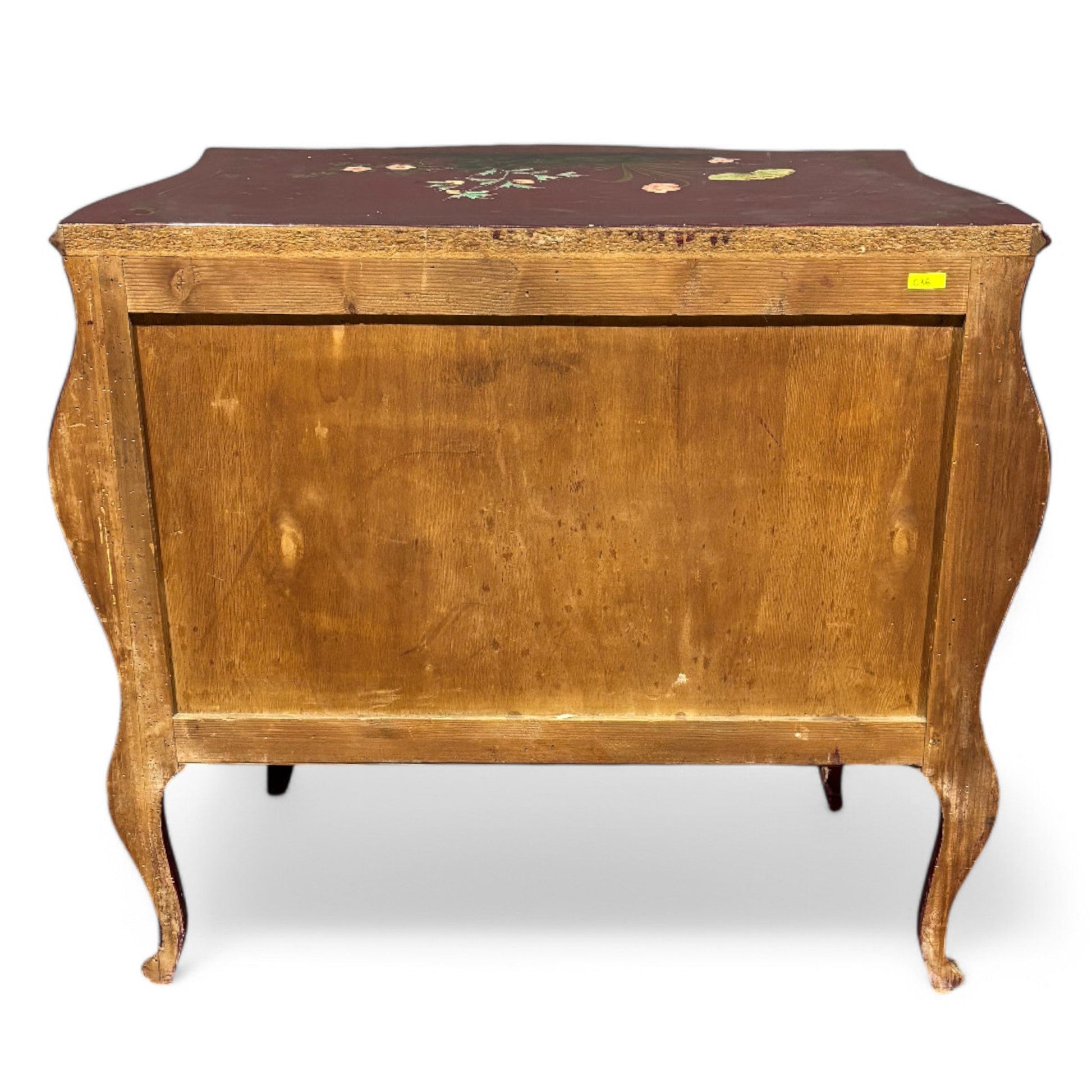 Antico comò in legno laccato e dipinto - Vassallo Antiques Antiquariato Online
