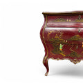 Antico comò in legno laccato e dipinto - Vassallo Antiques Antiquariato Online