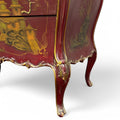 Antico comò in legno laccato e dipinto - Vassallo Antiques Antiquariato Online