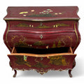 Antico comò in legno laccato e dipinto - Vassallo Antiques Antiquariato Online