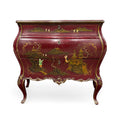 Antico comò in legno laccato e dipinto - Vassallo Antiques Antiquariato Online