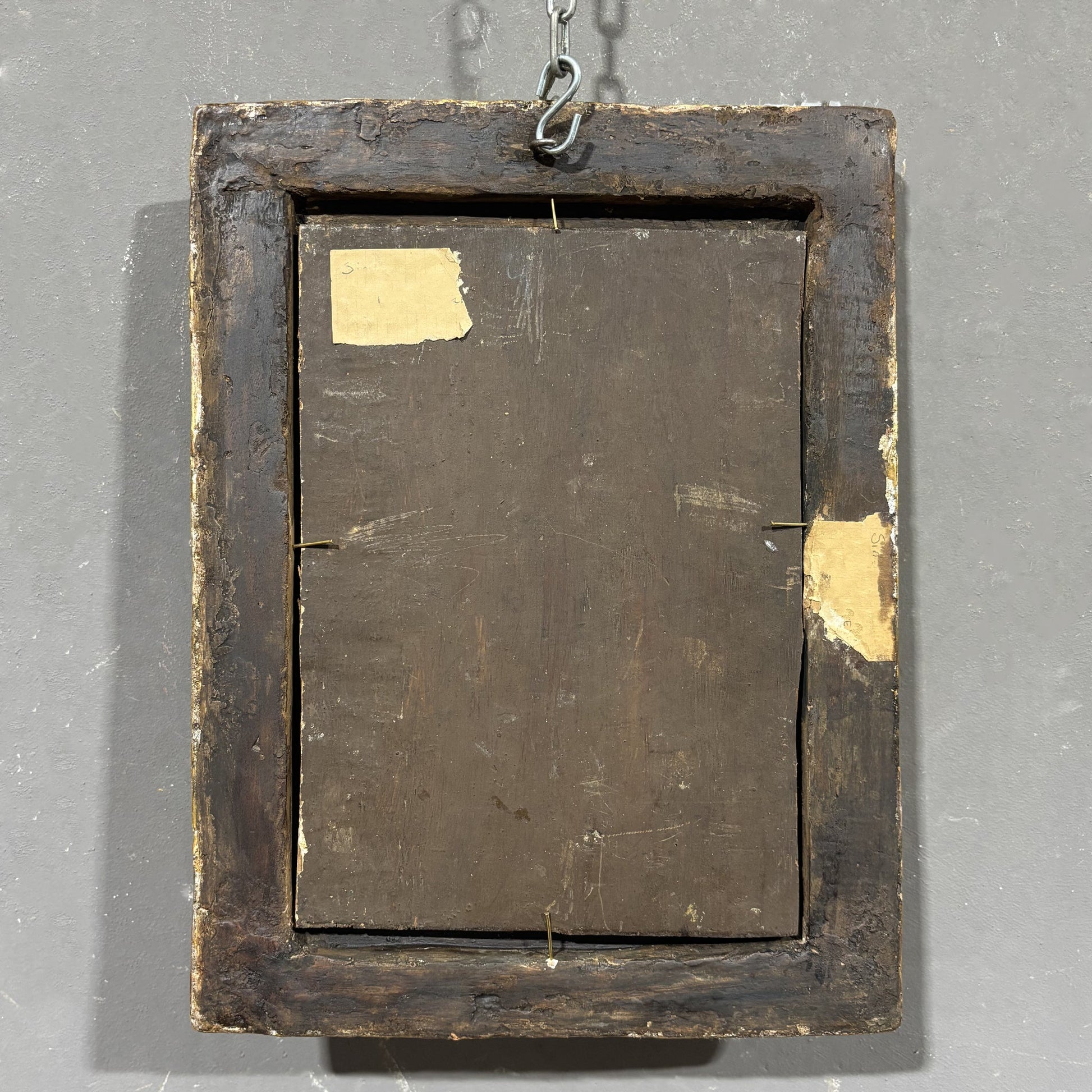 Antico Dipinto olio su tavola epoca '700 San Francesco - Vassallo Antiques Antiquariato Online