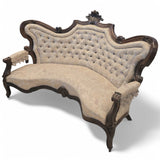 Antico Divano Luigi Filippo Napoletano in palissandro - Vassallo Antiques Antiquariato Online