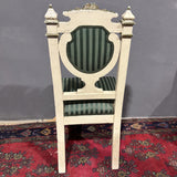 Antico Gruppo di sedie laccate e dorate - Vassallo Antiques Antiquariato Online
