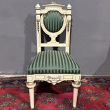 Antico Gruppo di sedie laccate e dorate - Vassallo Antiques Antiquariato Online