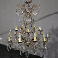 Antico Lampadario a gocce Liberty - Vassallo Antiques Antiquariato Online