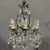 Antico Lampadario Liberty con pendenti - Vassallo Antiques Antiquariato Online