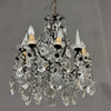 Antico Lampadario Liberty con pendenti - Vassallo Antiques Antiquariato Online