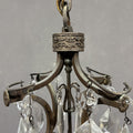 Antico Lampadario Liberty con pendenti - Vassallo Antiques Antiquariato Online