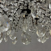 Antico Lampadario Liberty con pendenti - Vassallo Antiques Antiquariato Online