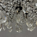 Antico Lampadario Liberty con pendenti - Vassallo Antiques Antiquariato Online