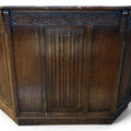 Antico Mobile Bar in rovere Londinese da Pub - Vassallo Antiques Antiquariato Online