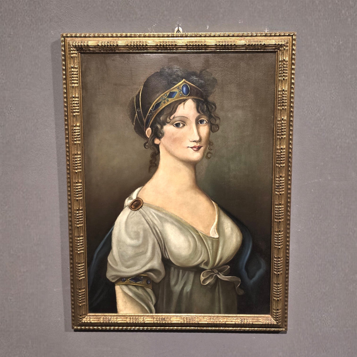 Antico Ritratto di Luisa di Meclemburgo - Strelitz, regina di Prussia - Vassallo Antiques Antiquariato Online