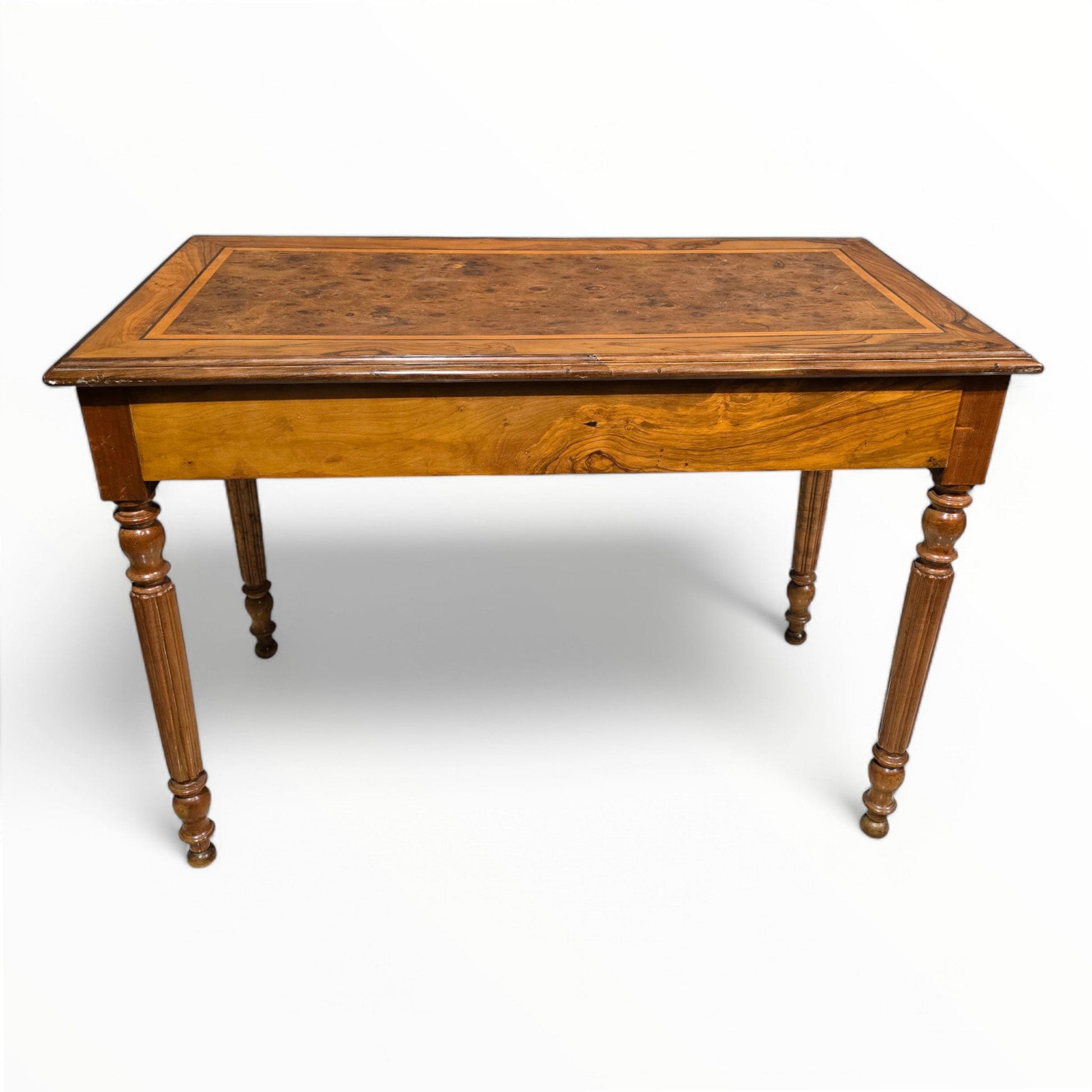 Antico Scrittoio Vittoriano in radica di noce - Vassallo Antiques Antiquariato Online