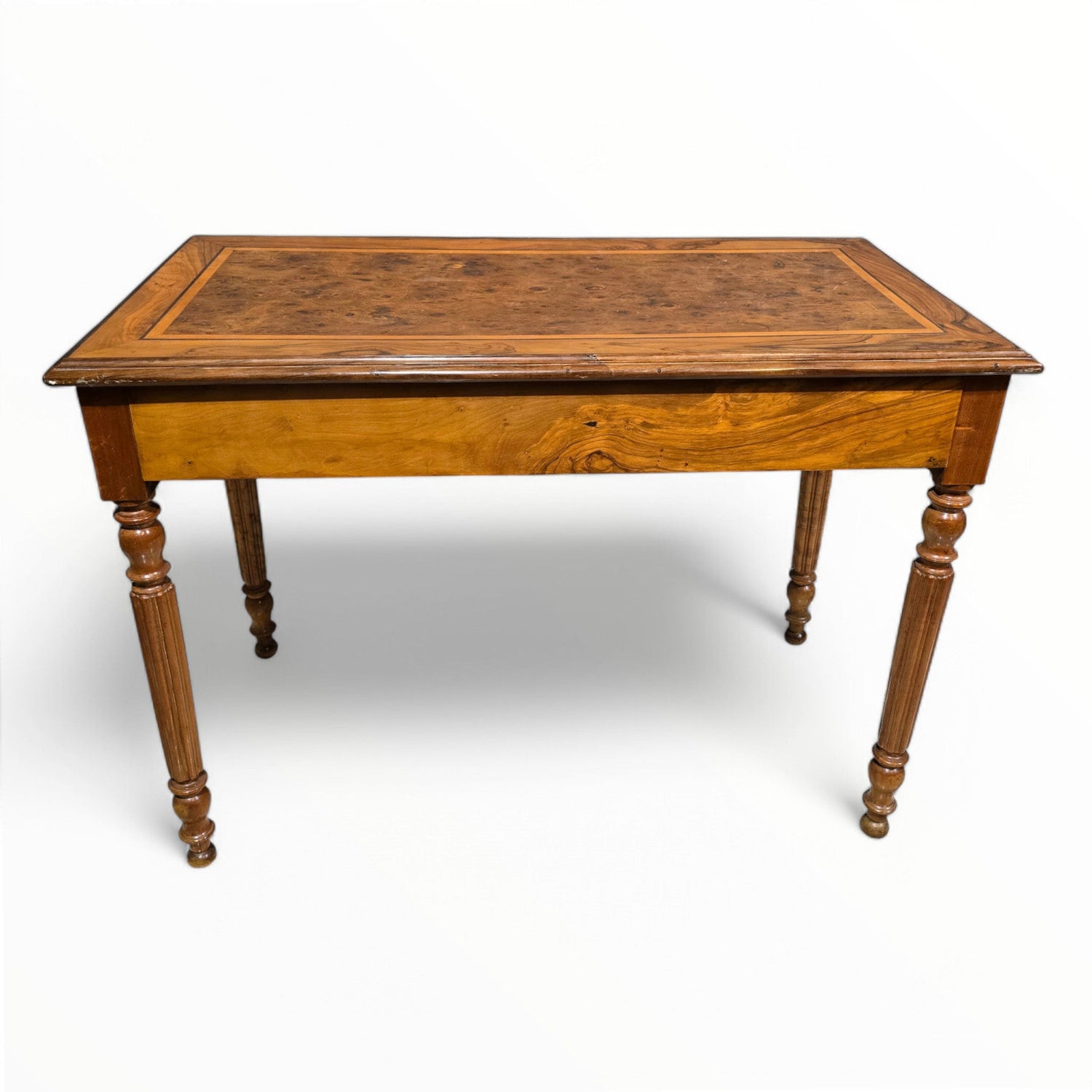 Antico Scrittoio Vittoriano in radica di noce - Vassallo Antiques Antiquariato Online