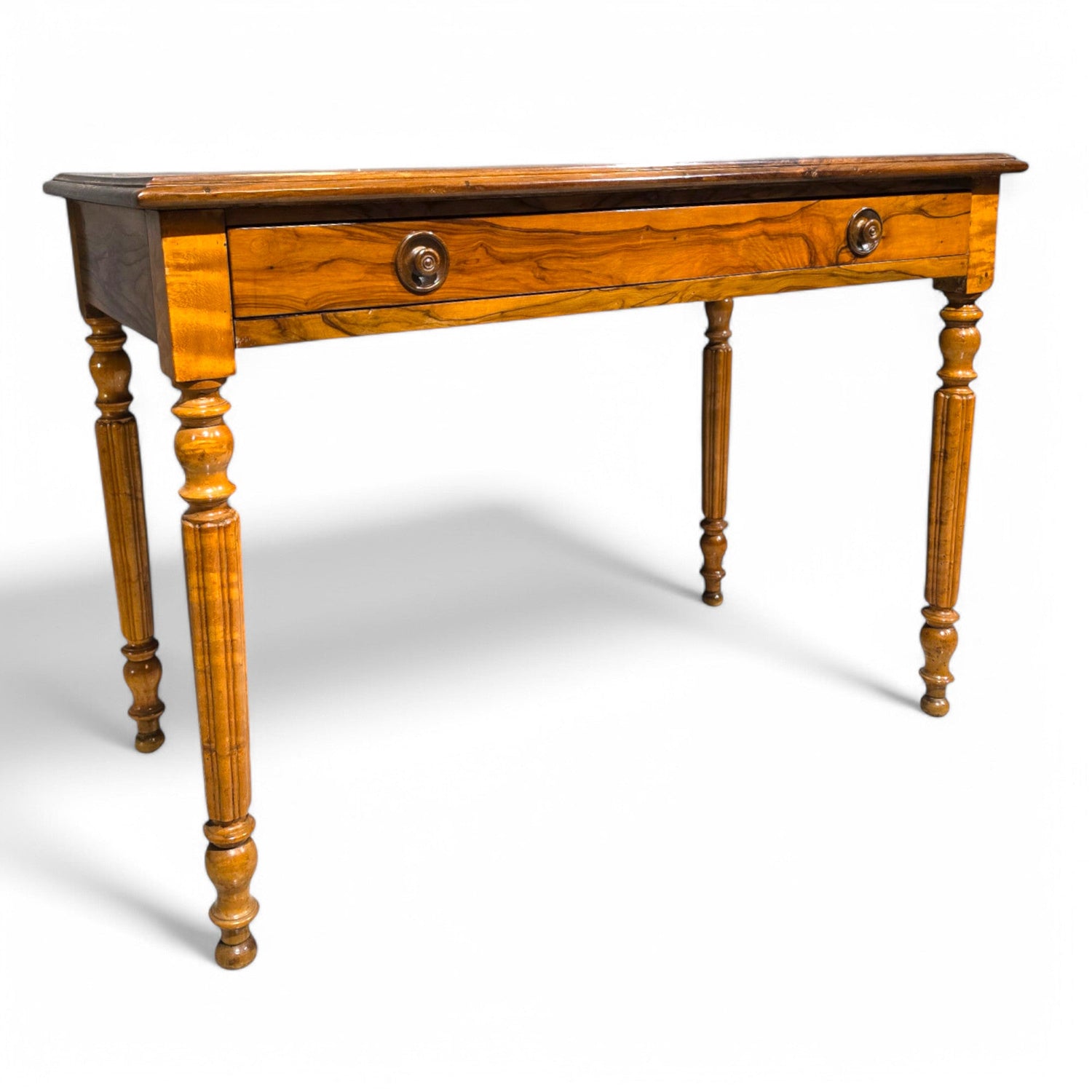 Antico Scrittoio Vittoriano in radica di noce - Vassallo Antiques Antiquariato Online