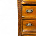 Antico settimanale intagliato in noce massello - Vassallo Antiques Antiquariato Online