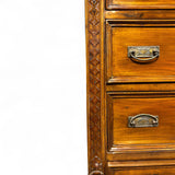 Antico settimanale intagliato in noce massello - Vassallo Antiques Antiquariato Online
