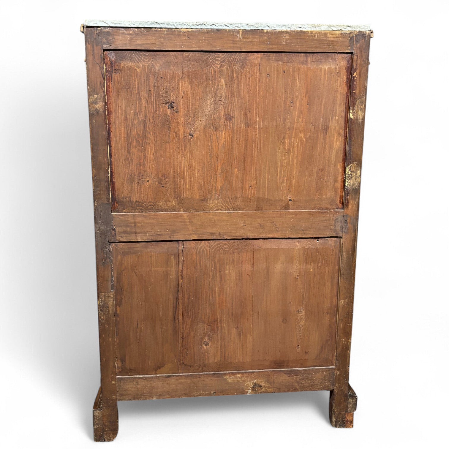 Antico settimanale intagliato in noce massello - Vassallo Antiques Antiquariato Online