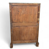 Antico settimanale intagliato in noce massello - Vassallo Antiques Antiquariato Online