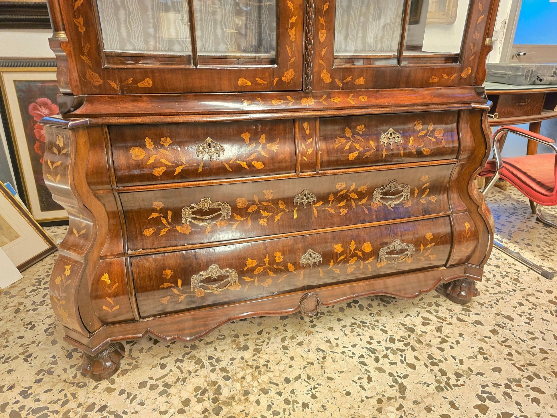 Antico Trumeau Olandese Impero - Vassallo Antiques Antiquariato Online