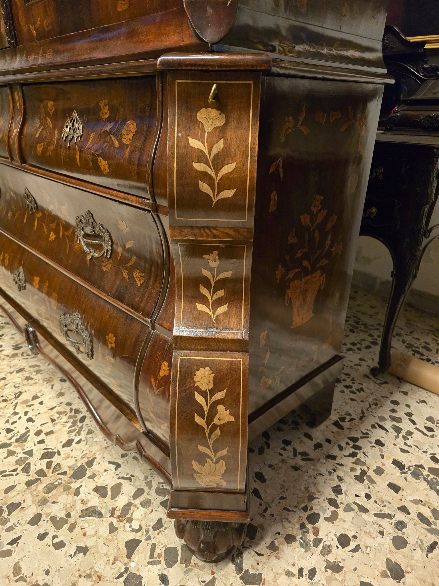 Antico Trumeau Olandese Impero - Vassallo Antiques Antiquariato Online