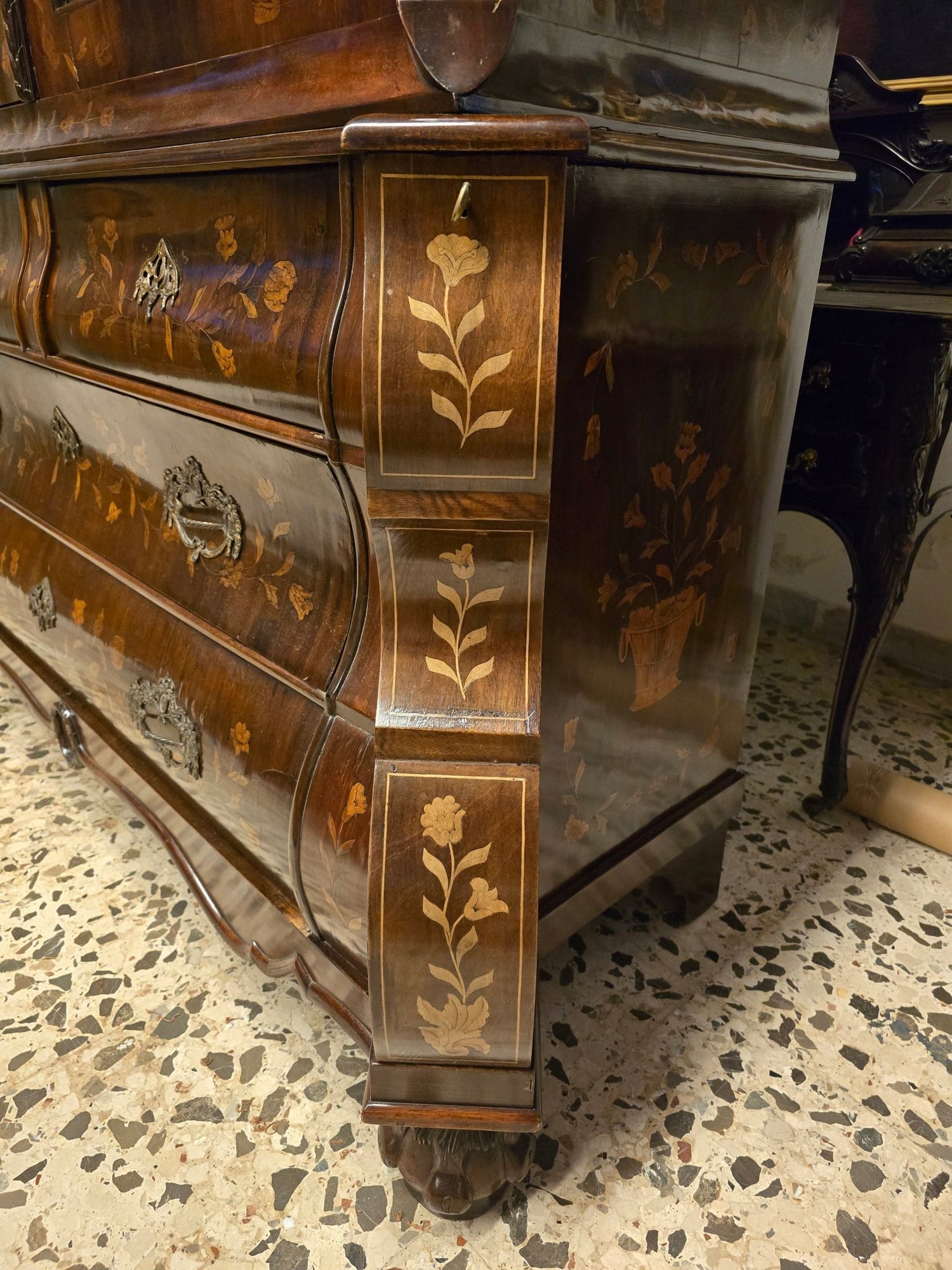 Antico Trumeau Olandese Impero - Vassallo Antiques Antiquariato Online