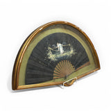 Antico Ventaglio in seta dipinto - Vassallo Antiques Antiquariato Online