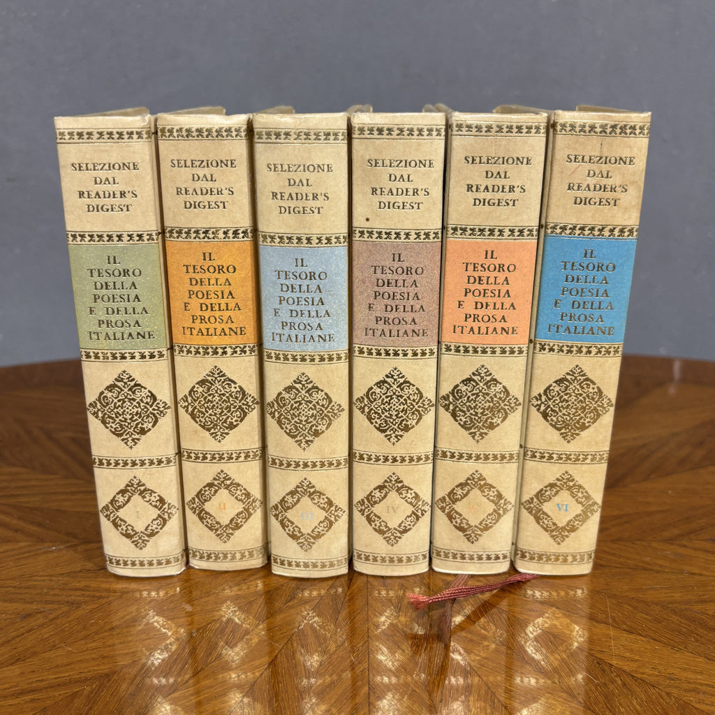 Antologia "Il tesoro della poesia e della prosa italiane" - 1963 - Vassallo Antiques Antiquariato Online