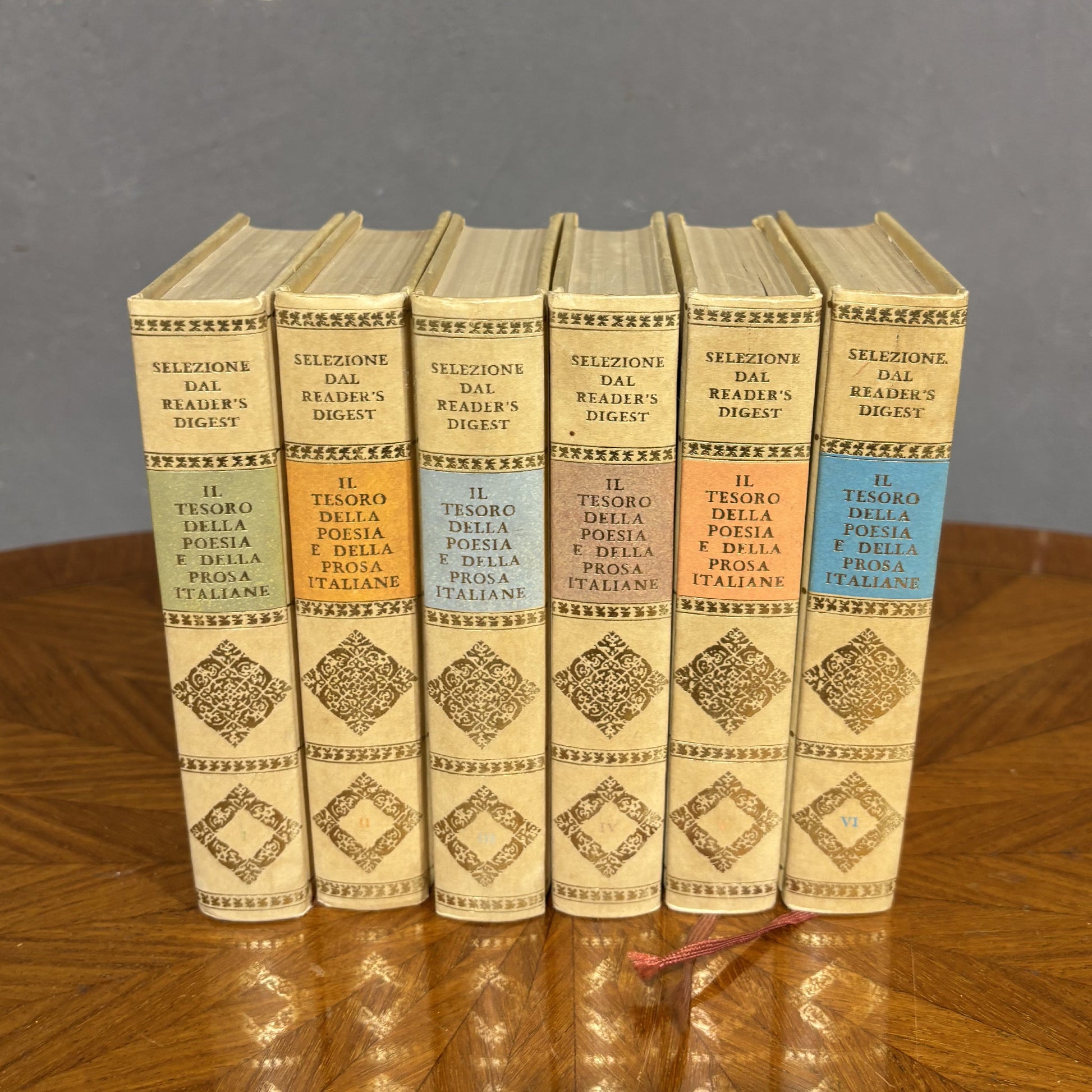 Antologia "Il tesoro della poesia e della prosa italiane" - 1963 - Vassallo Antiques Antiquariato Online