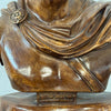 Busto di Apollo in terracotta patinata – scultura in stile neoclassico