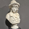 Antico busto in marmo bianco Carnevale Giuseppe (1887)