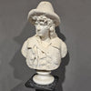 Antico busto in marmo bianco Carnevale Giuseppe (1887)