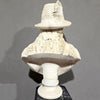 Antico busto in marmo bianco Carnevale Giuseppe (1887)