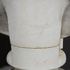Antico busto in marmo bianco Carnevale Giuseppe (1887)