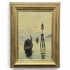 Gaetano Capone (Maiori, 1845 – 1924) “Veduta veneziana con gondole”