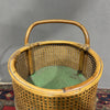 Carrellino di design in rattan - Vassallo Antiques Antiquariato Online