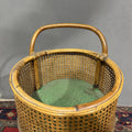 Carrellino di design in rattan - Vassallo Antiques Antiquariato Online