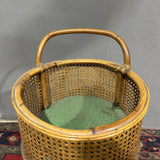 Carrellino di design in rattan - Vassallo Antiques Antiquariato Online