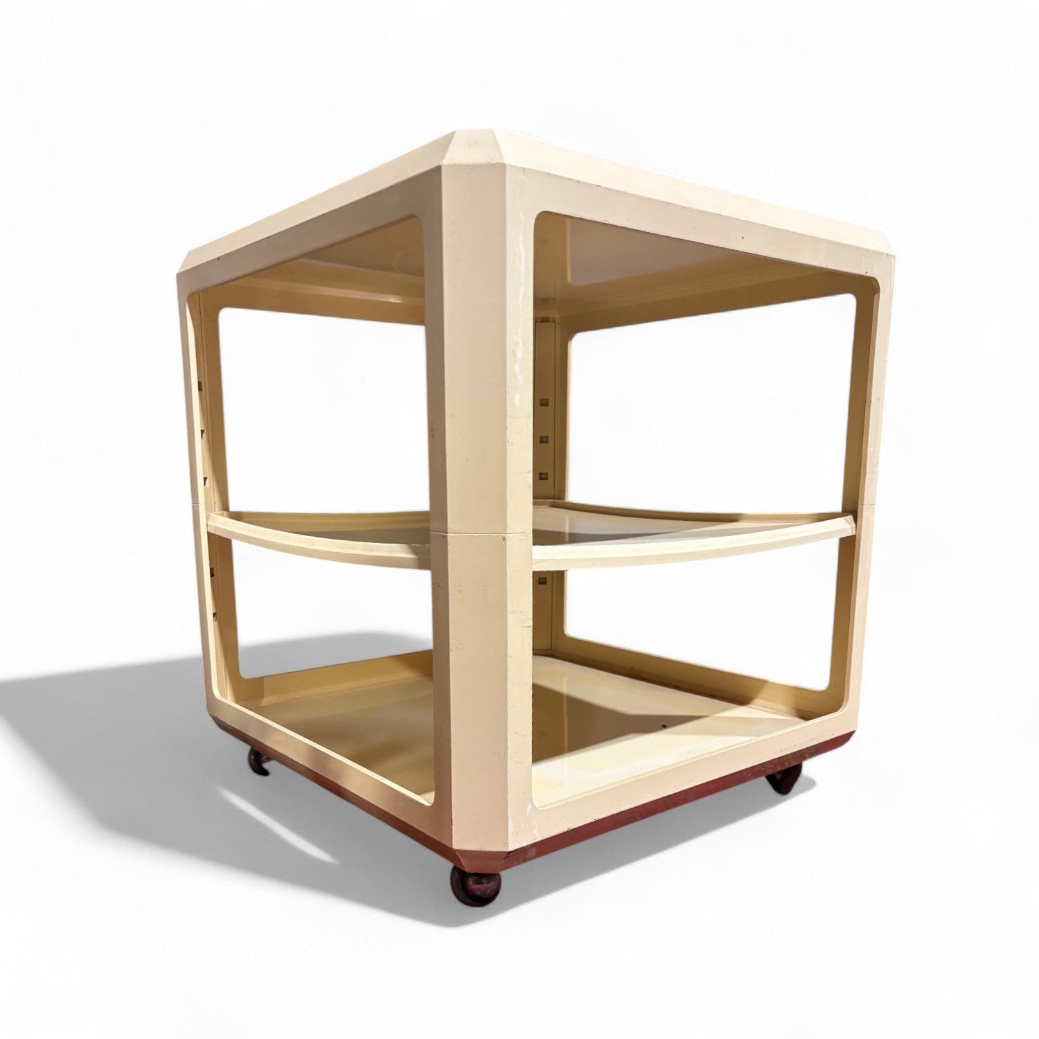 Carrellino di design Kartell anni '60 - Vassallo Antiques Antiquariato Online