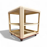 Carrellino di design Kartell anni '60 - Vassallo Antiques Antiquariato Online