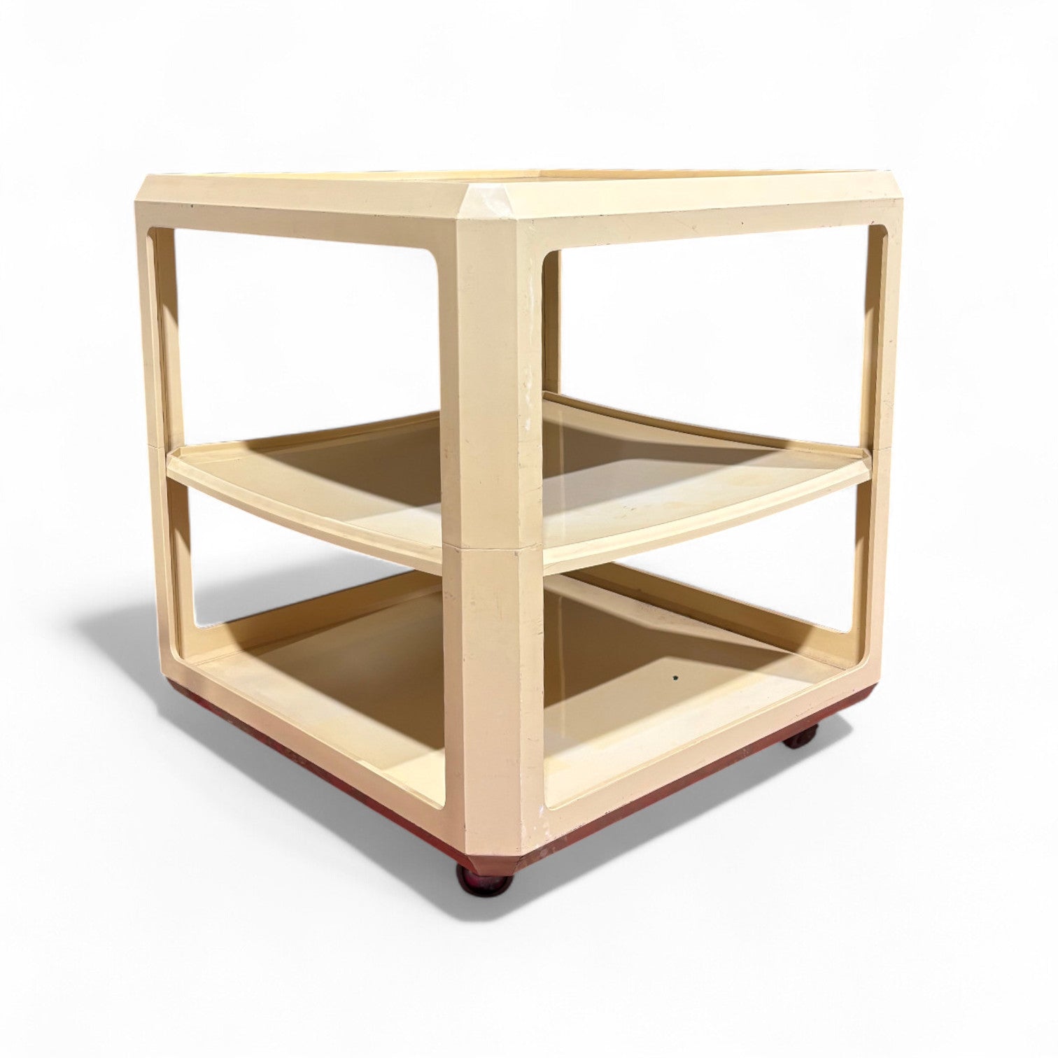 Carrellino di design Kartell anni '60 - Vassallo Antiques Antiquariato Online