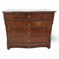 Cassettone Luigi Filippo in noce - Vassallo Antiques Antiquariato Online